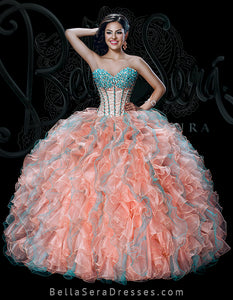 Quinceañera Dress Style BS-1525T - bella-sera-dresses.com     