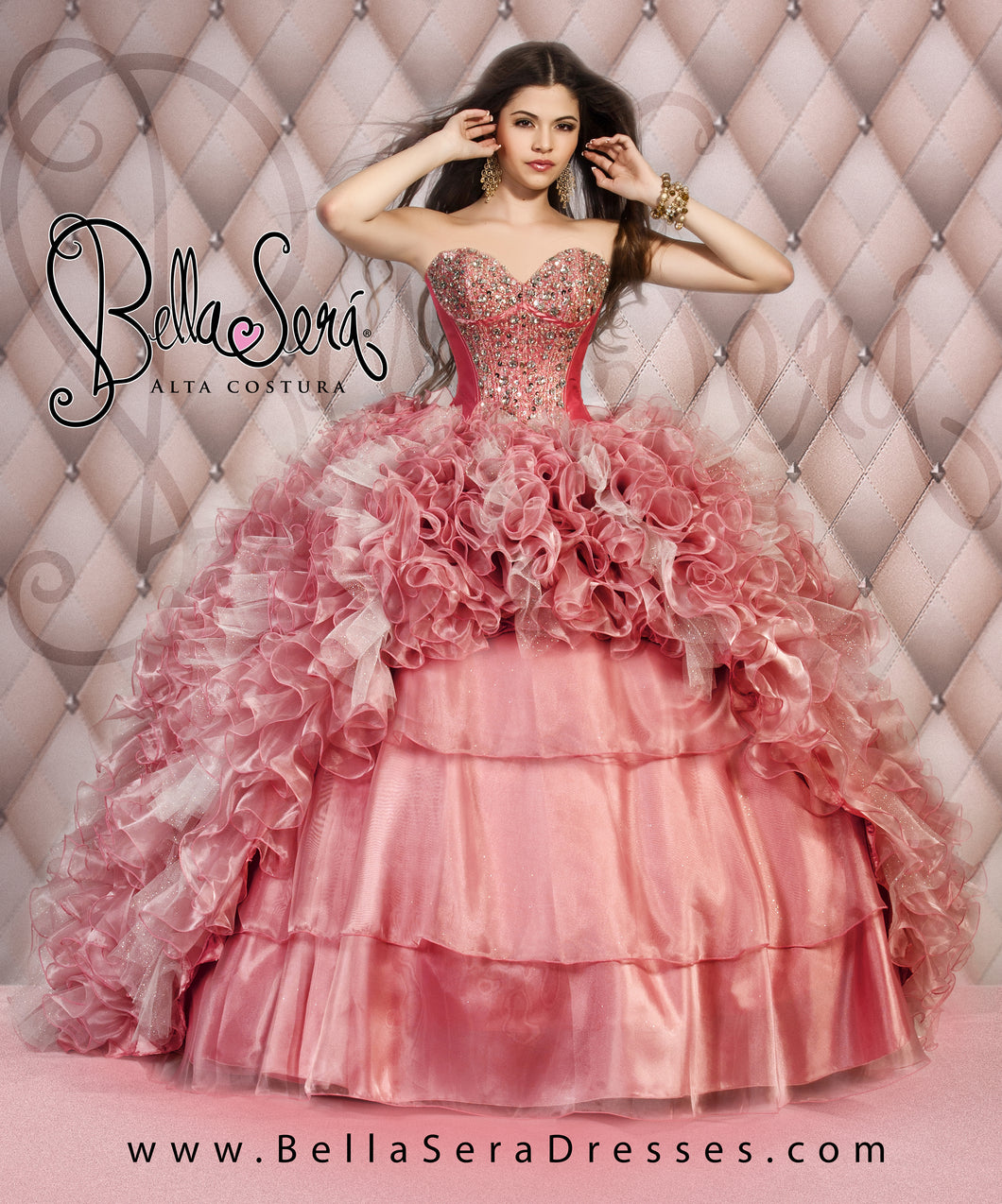 Quinceañera Dress Style BS-1405B - bella-sera-dresses.com     